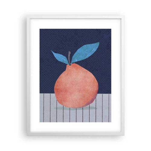 Poster in een witte lijst - Convexiteit en vlak - 40x50 cm