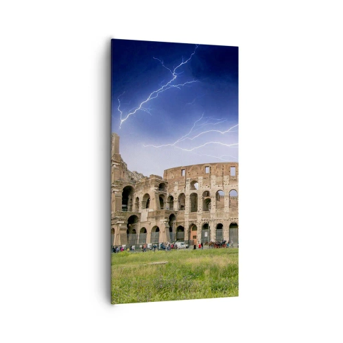 Schilderen op canvas - Strijd Arena - 65x120 cm