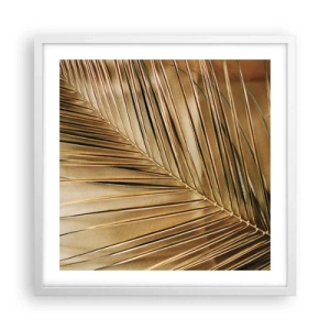 Poster in een witte lijst - Natuurlijke zuilengalerij - 50x50 cm