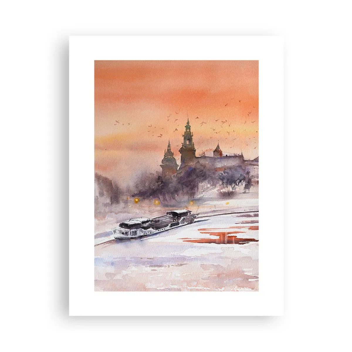 Poster - Koninklijke zonsondergang - 30x40 cm