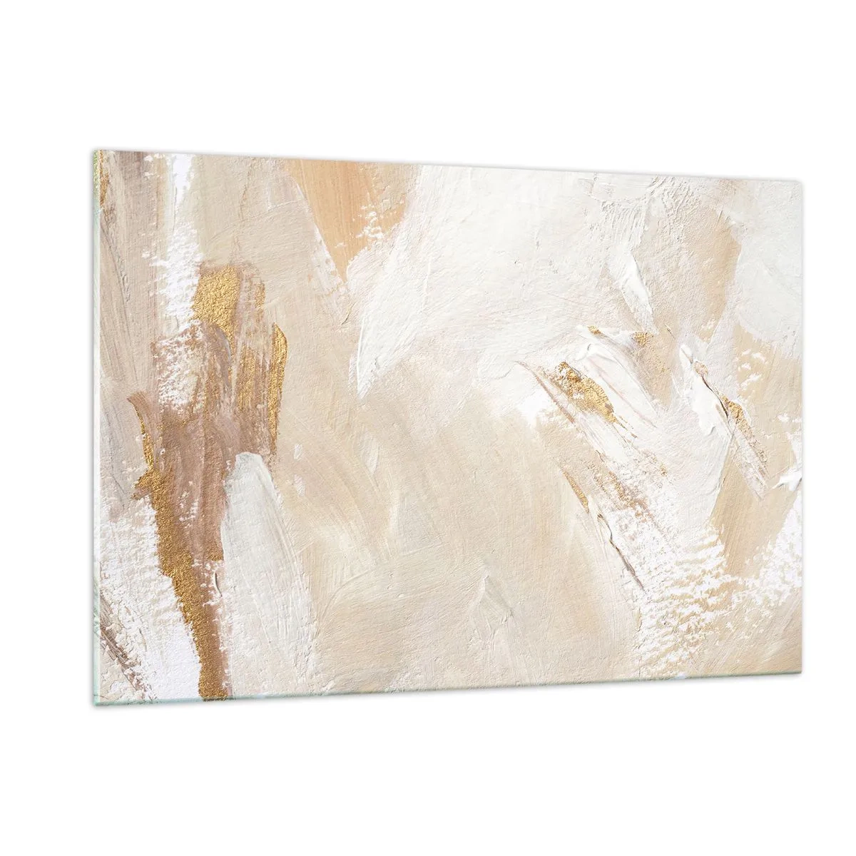 Schilderen op glas - Pastelkleurige compositie - 120x80 cm