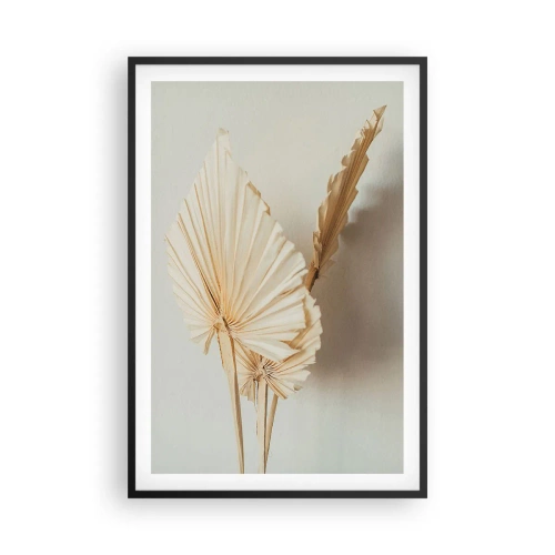 Poster in een zwarte lijst - Wanneer je verlichting nodig hebt - 61x91 cm