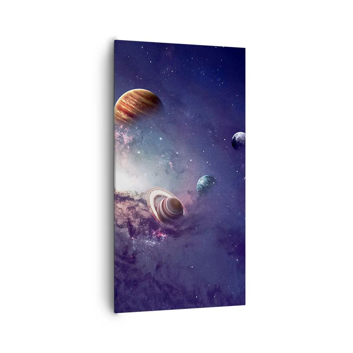 Schilderen op canvas - Zonne-dans systeem - 65x120 cm