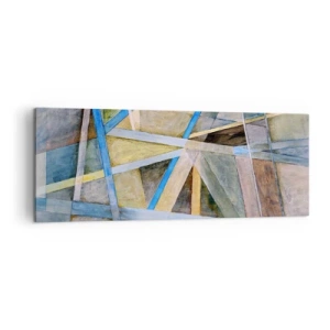 Schilderen op canvas - Recht of diagonaal? - 140x50 cm
