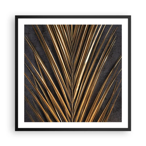 Poster in een zwarte lijst - Het goud van de tropen - 60x60 cm