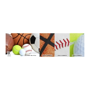 Fotobehang Monster Premium Sand - Voetbal verbindt ons! - Sport, Voetbal, Een basketbal - 100x30 cm