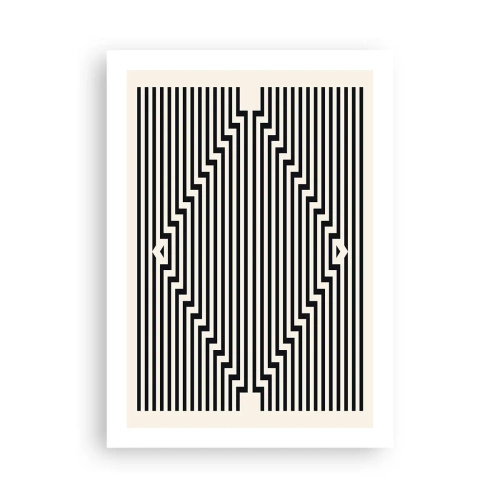 Poster - Geometrische illusie - 50x70 cm