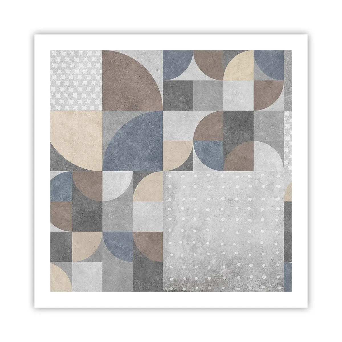 Poster - Keramische fantasie - 60x60 cm