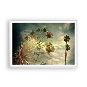 Poster in een witte lijst - Het zal zo zijn, het zal leuk zijn..., - 100x70 cm