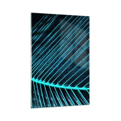 Schilderen op glas - Groene textuur - 70x100 cm