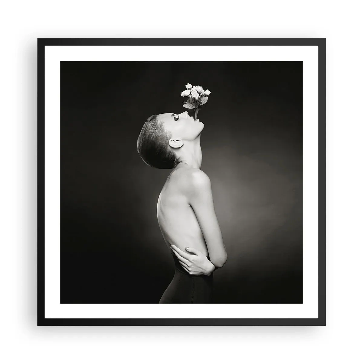 Poster in een zwarte lijst - Excentrieke elegantie - 60x60 cm