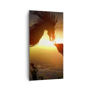 Schilderen op canvas - Drakendoder - 65x120 cm