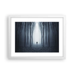 Poster in een witte lijst - En alles is eenvoudig en duidelijk - 40x30 cm