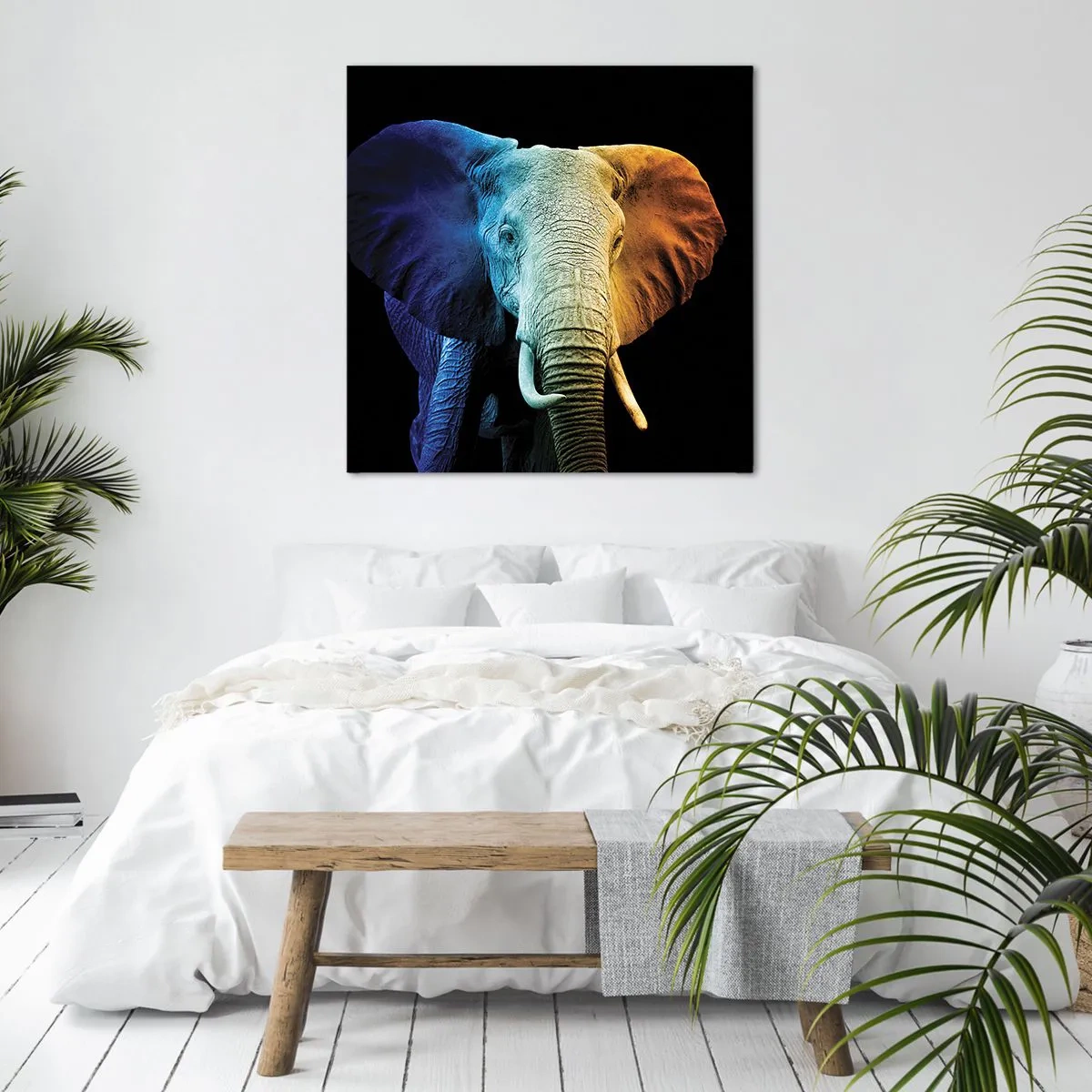 Schilderen op canvas - Excentriek, niet raar - 40x40 cm