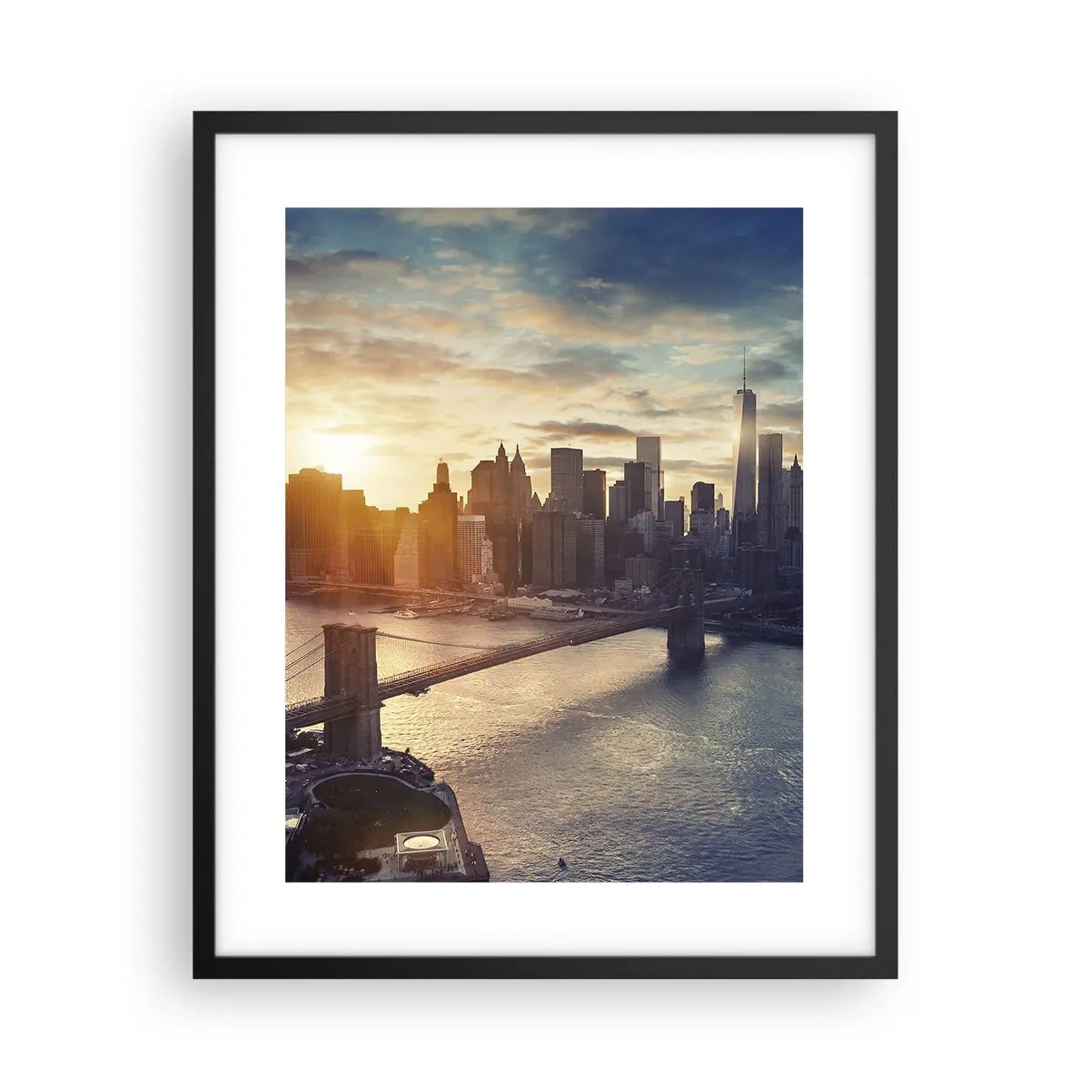 Poster in een zwarte lijst - Westers cultuurmonument - 40x50 cm