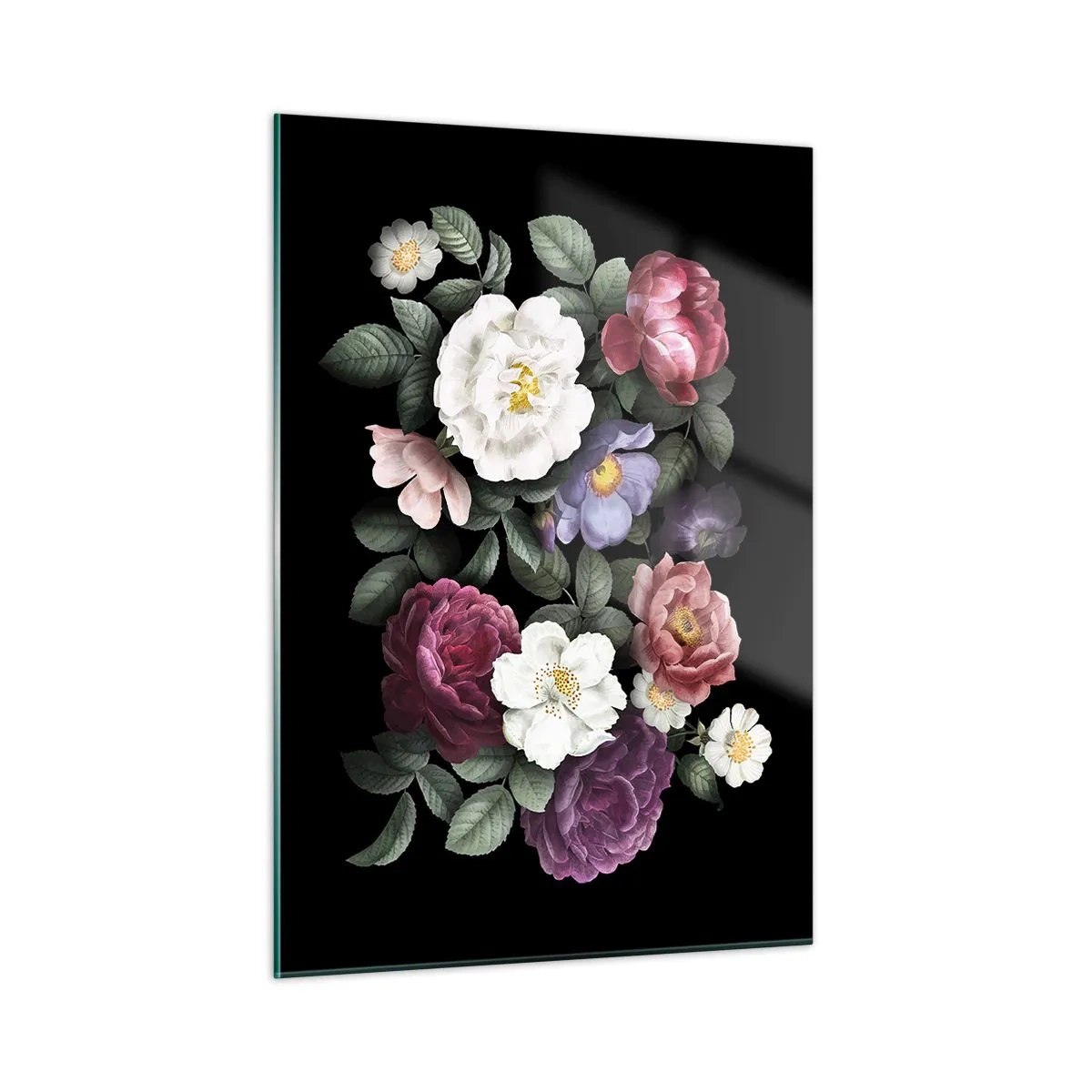 Schilderen op glas - Uit de Engelse tuin - 50x70 cm