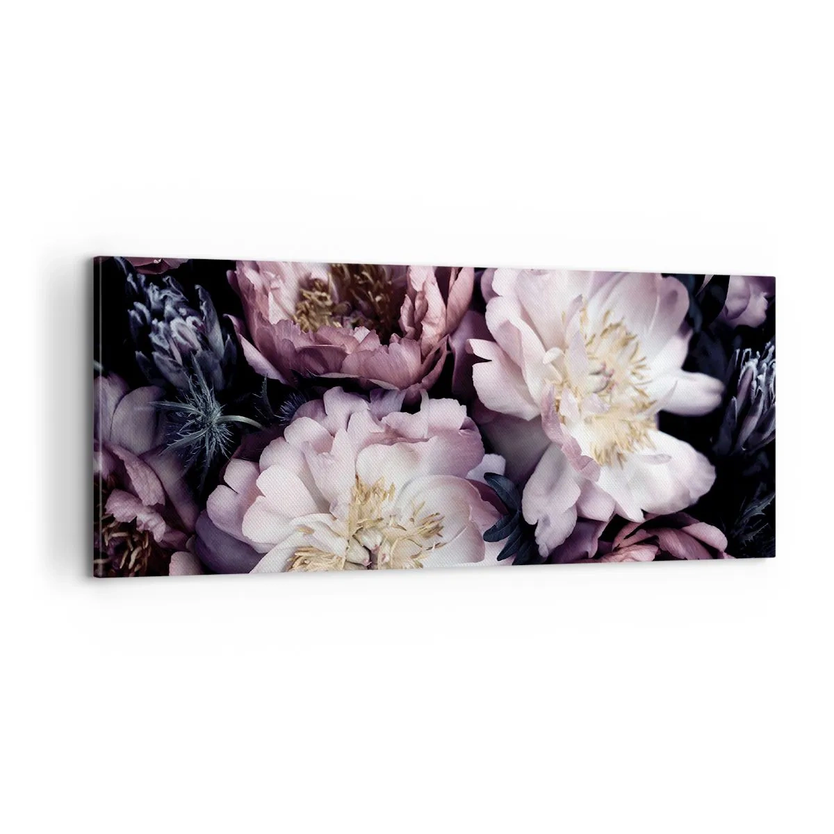 Schilderen op canvas - Boeket ouderwets - 100x40 cm