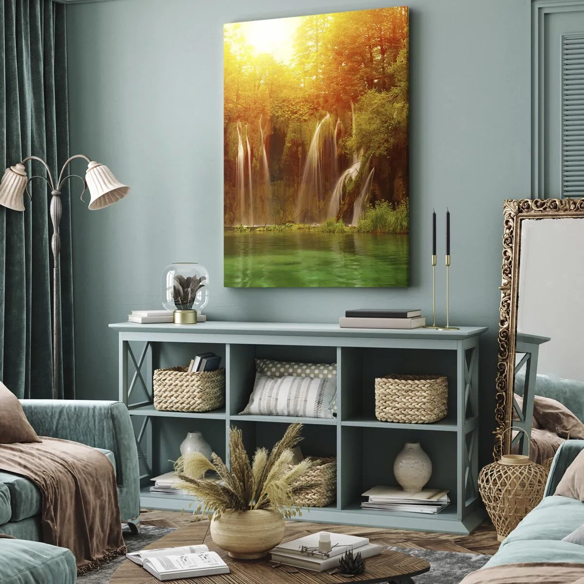 Schilderen op canvas - In de zon en in de schaduw - 50x70 cm