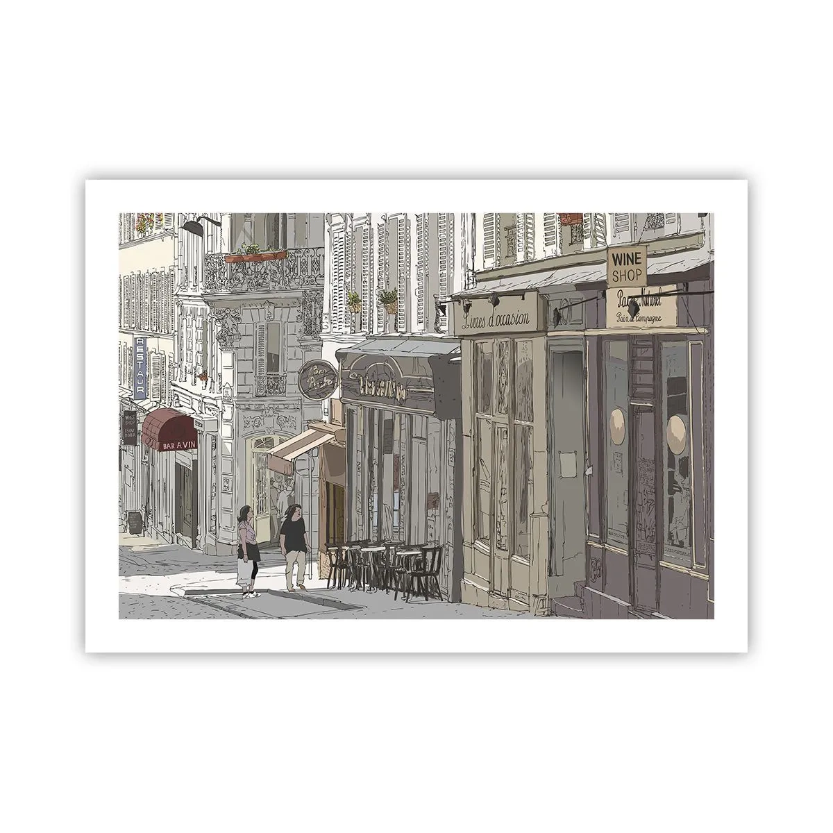 Poster - Stadsvreugde - 70x50 cm