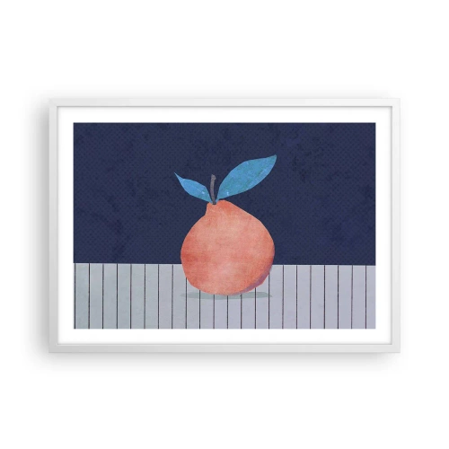 Poster in een witte lijst - Convexiteit en vlak - 70x50 cm