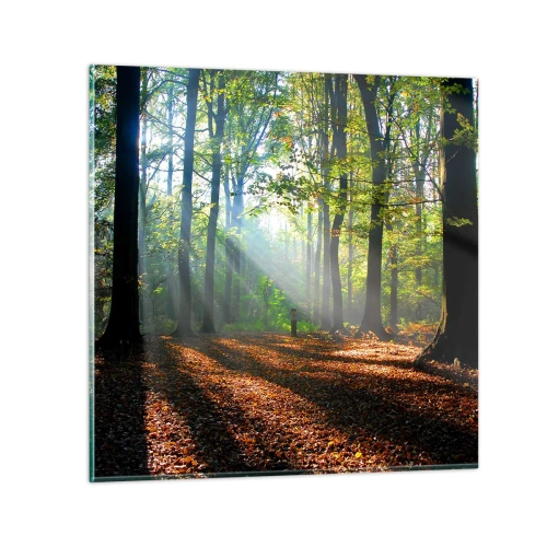 Schilderen op glas - Lichten en schaduwen - 70x70 cm