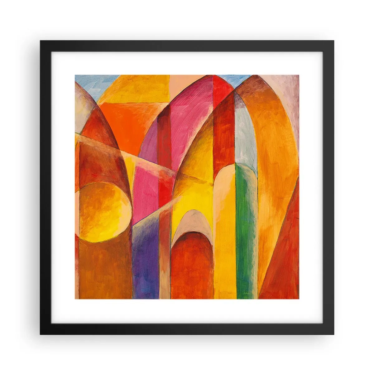 Poster in een zwarte lijst - Kathedraal van de zon - 40x40 cm