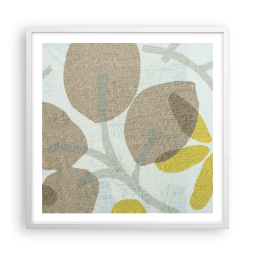 Poster in een witte lijst - Compositie in volle zon - 60x60 cm