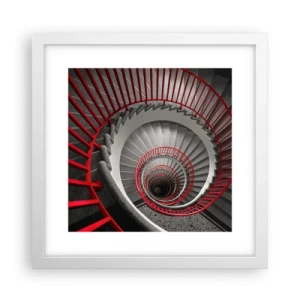 Poster in een witte lijst - Architectuur plezier - 30x30 cm