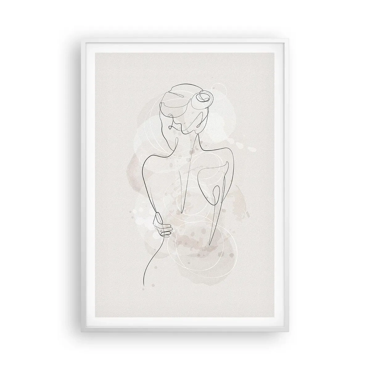 Poster in een witte lijst - Als een gevoelig instrument - 70x100 cm