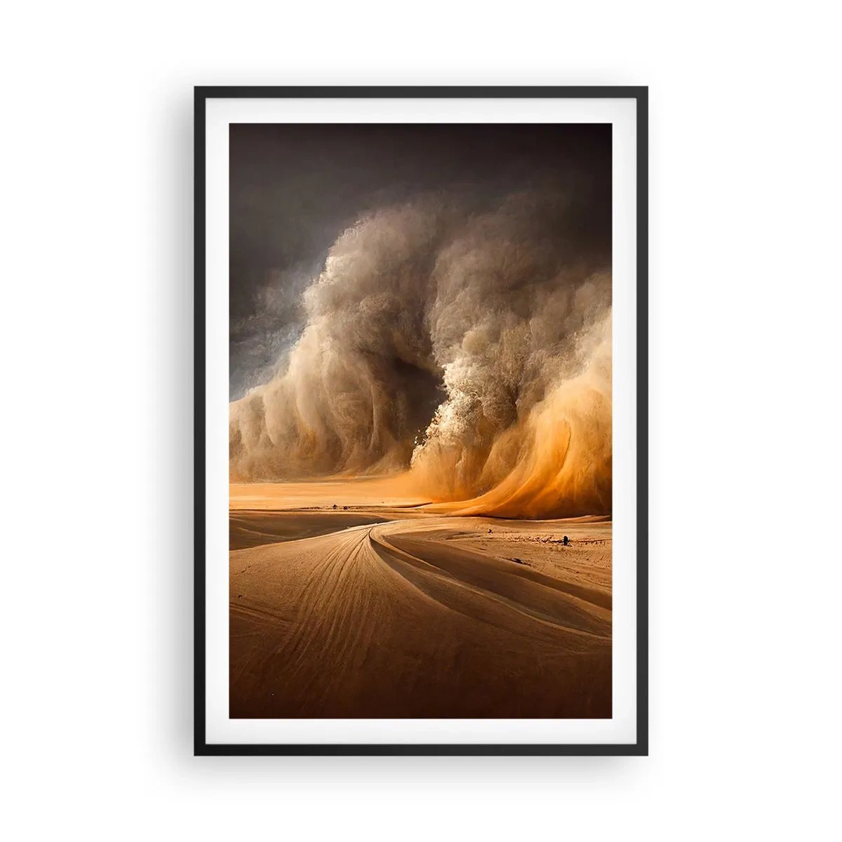Poster in een zwarte lijst - De toorn van de woestijn - 61x91 cm