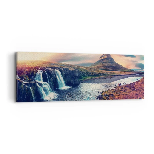 Schilderen op canvas - In de majesteit van de natuur - 90x30 cm