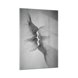 Schilderen op glas - Kus van de wind - 50x70 cm