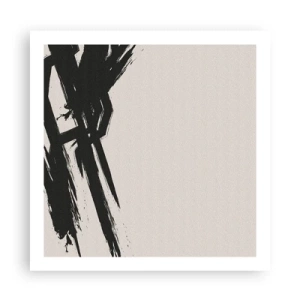 Poster - Onstuitbare haast - 60x60 cm