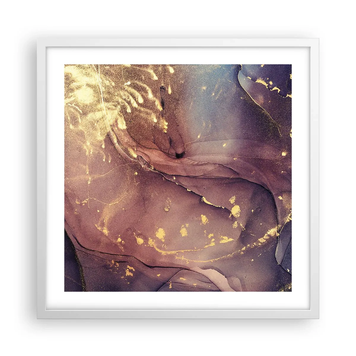 Poster in een witte lijst - Materie en geest - 50x50 cm