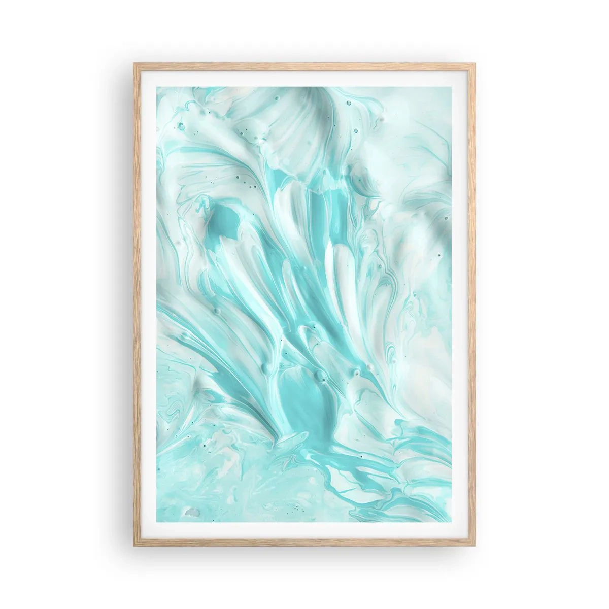 Een poster in een licht eiken lijst - Voor altijd samen - 70x100 cm