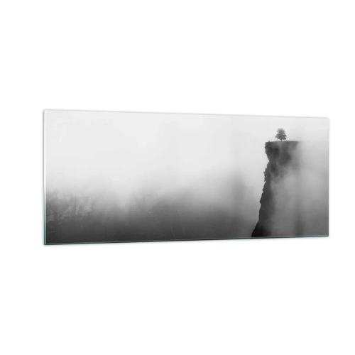 Schilderen op glas - Aan de rand van de wereld - 100x40 cm