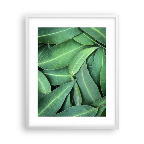 Poster in een witte lijst - Sappig en fris - 40x50 cm