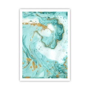 Poster - Onder de grote golf van het Edo-tijdperk - 70x100 cm