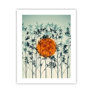 Poster - Japanse zon - 40x50 cm