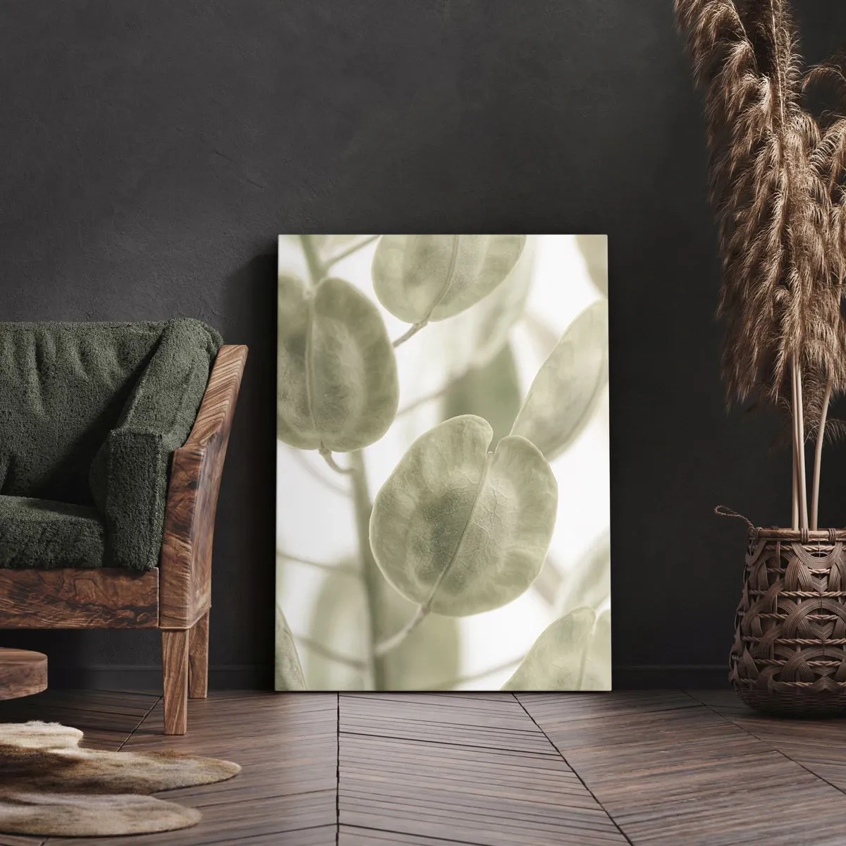 Schilderen op canvas - In het begin waren er bladeren... - 50x70 cm