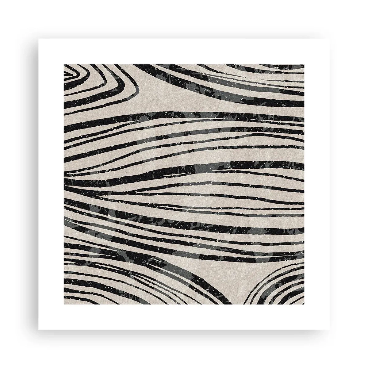 Poster - Lijnoverstromingsvlakte - 40x40 cm