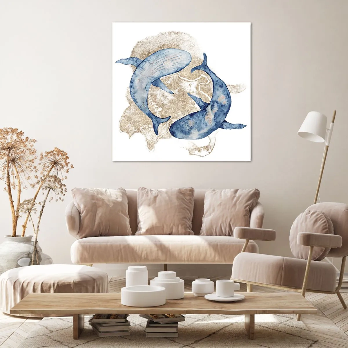 Schilderen op canvas - Vriendschap of liefde? - 40x40 cm