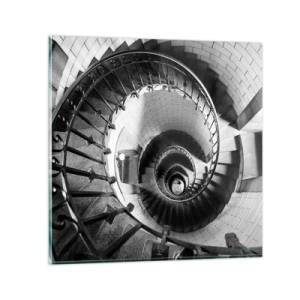 Schilderen op glas - Hoger en hoger - 40x40 cm