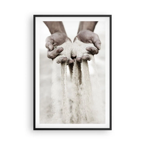 Poster in een zwarte lijst - Met deze handen… - 61x91 cm