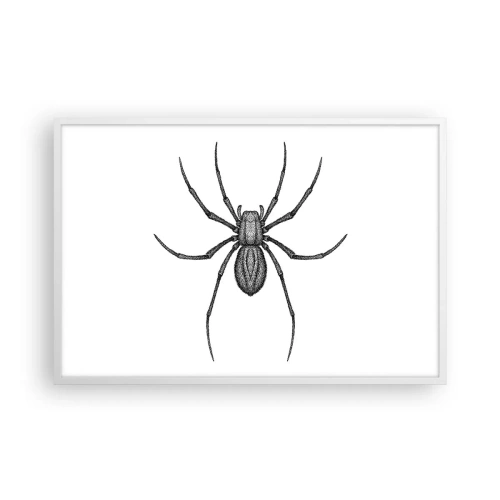 Poster in een witte lijst - Verontrustende precisie - 91x61 cm