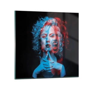 Schilderen op glas - Alter ego - 60x60 cm