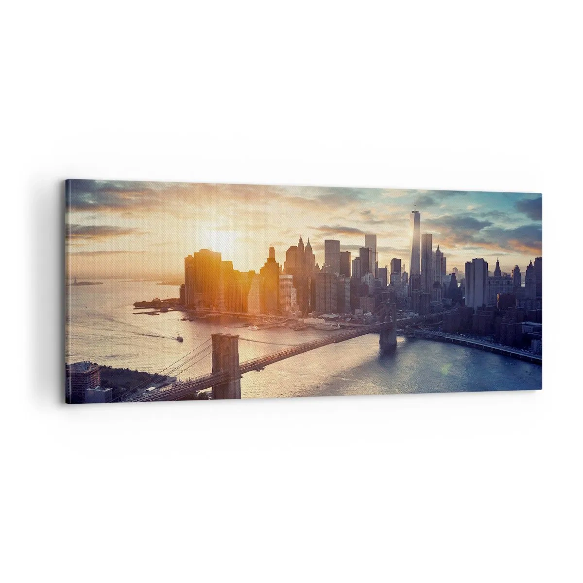 Schilderen op canvas - Westers cultuurmonument - 100x40 cm