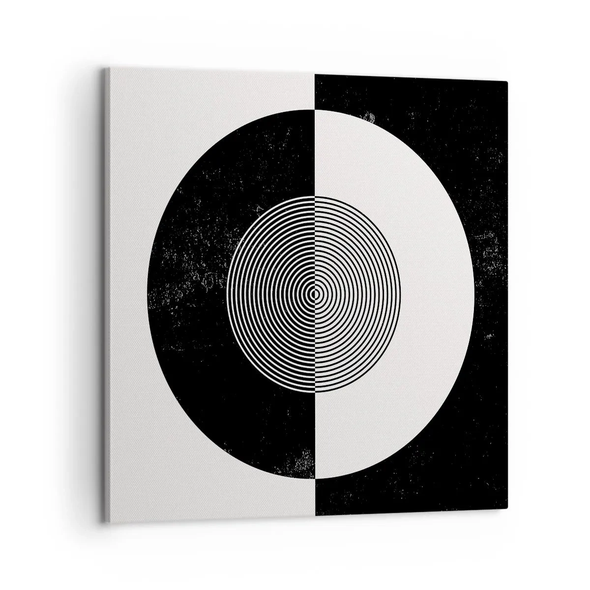 Schilderen op canvas - Harmonie in zwart-wit - 60x60 cm