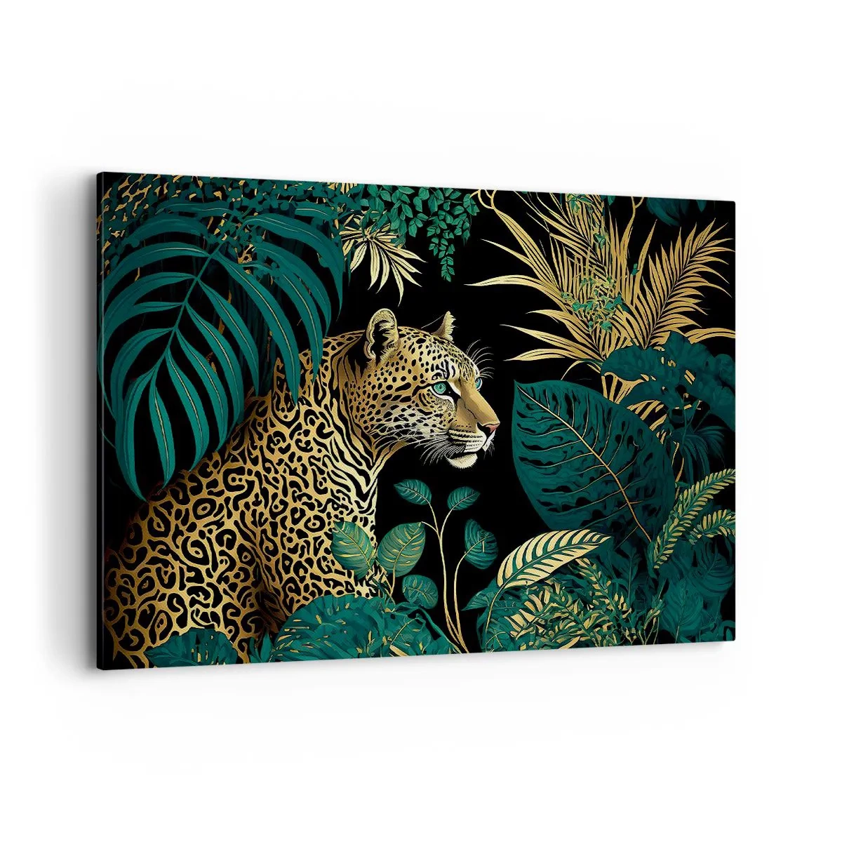 Schilderen op canvas - Een gastheer in de jungle - 120x80 cm