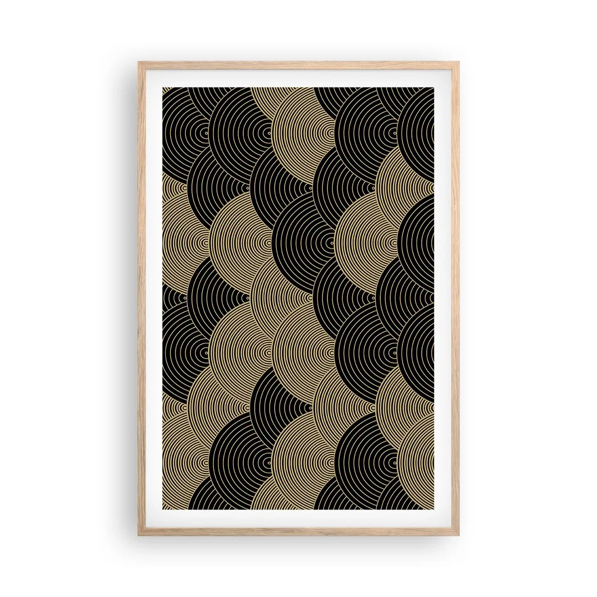 Een poster in een licht eiken lijst - Eenheid in veelheid - 61x91 cm